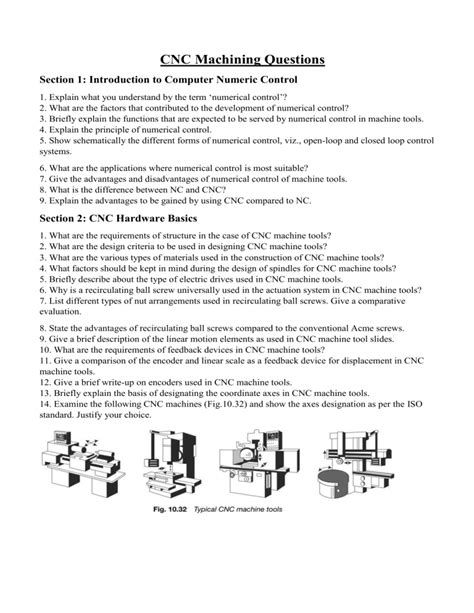 cnc machine objective questions and answers|cnc machining questions.